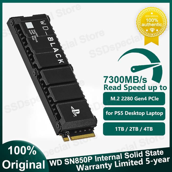 Jual Western Digital WD_BLACK SN850P with Heatsink SSD NVMe - Main Image