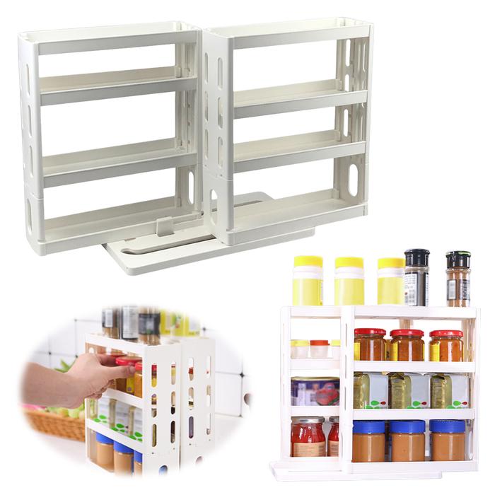 Jual Cabinet Folding Organizer Slide Out Sliding Spice Organizer