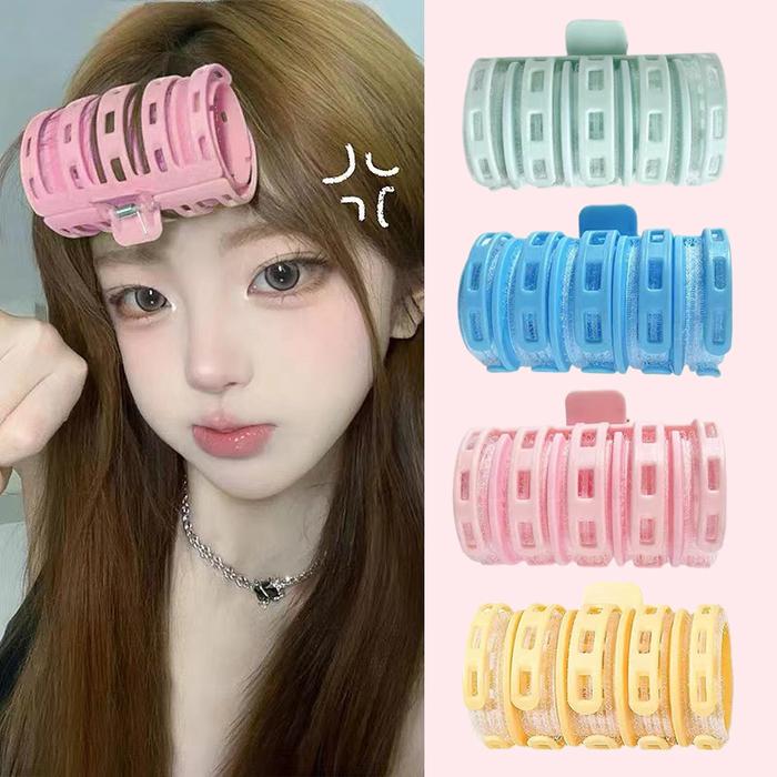 2-4pcs Air Bangs Rollers Curlers Diy Styling Tools For Women Girls Natural  Fluffy Hair Clip Curlers Wave Hair Hair Root Roller