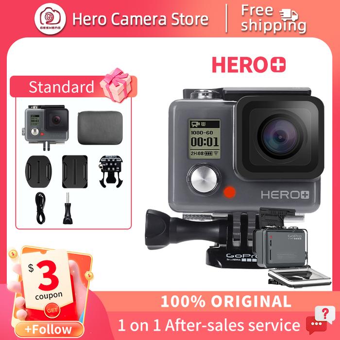 Gopro Hero Plus Action Camera Wireless Hd Go Pro Motion Diving Skiing And  Riding Adventure Small Water Camera Chdhc-101
