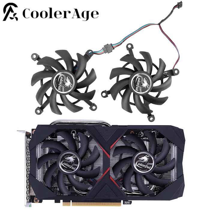 Jual New 85MM Cooler Fan Replacement For Colorful GeForce RTX 2070