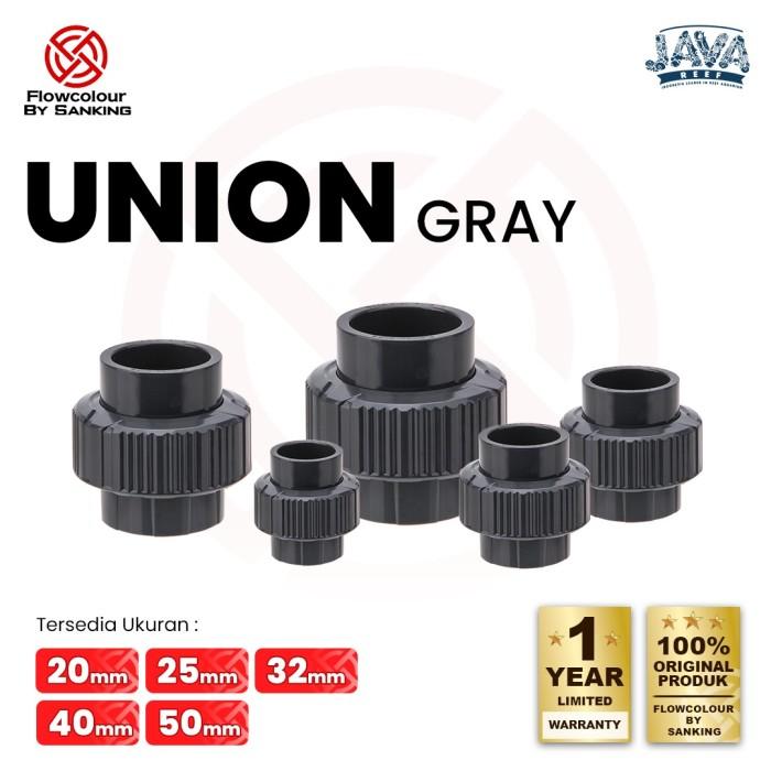 Gambar 【ORIGINAL】 Flowcolour Union Water Mur / Watermur Pipe U – PVC by San King Pipa Sanking - Gray, 20mm dari Java Petco Jakarta Barat Kota Administrasi Jakarta Barat Tokopedia