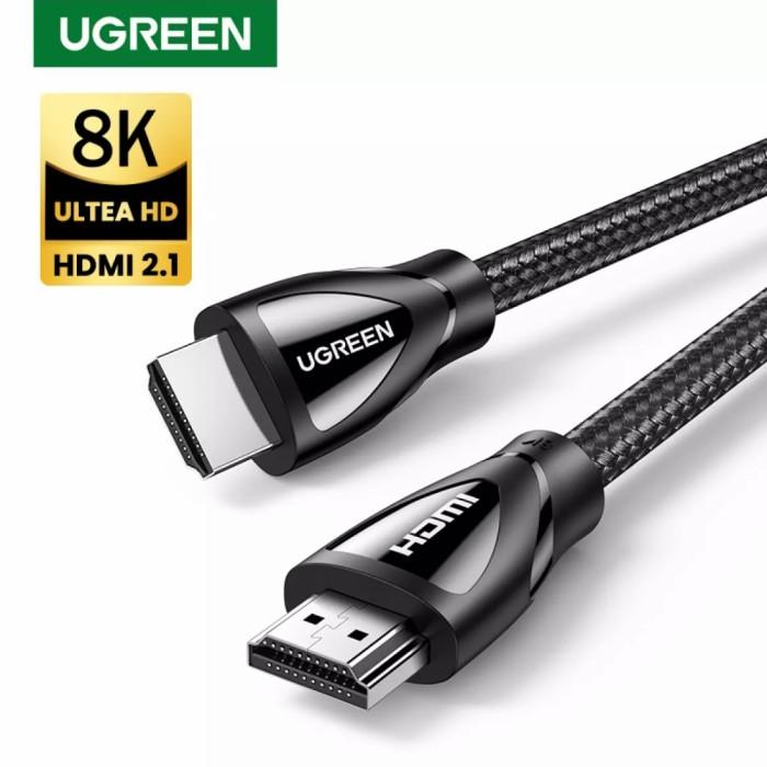 Terbaru Ugreen Kabel Hdmi Earc 21 8k60hz 4k120hz 48gbps Hdcp Ultra Speed