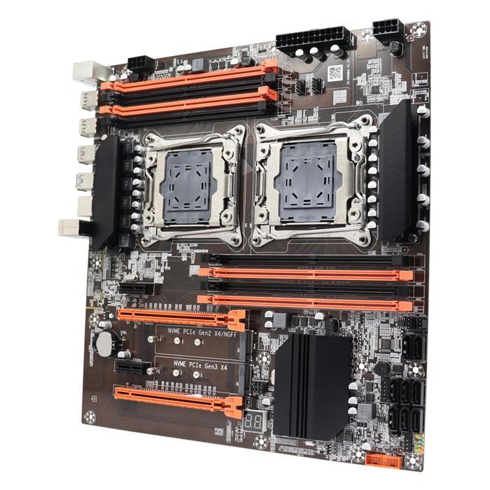 Promo X99 Motherboard Dual Cpu Lga 2011 V3 E-Atx Sata3