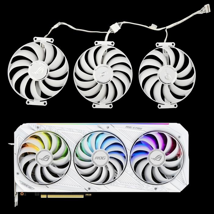 Jual New 95MM White CF1010U12S Cooler Fan Replacement For ASUS AMD