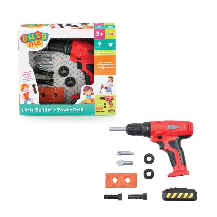 Gambar Addo Busy Me Little Builder's Power Drill & Chainsaw - Kado Anak 3 Tahun Mainan Edukasi Alat Pertukangan - Power Drill Set dari Mothercare Indonesia undefined Tokopedia
