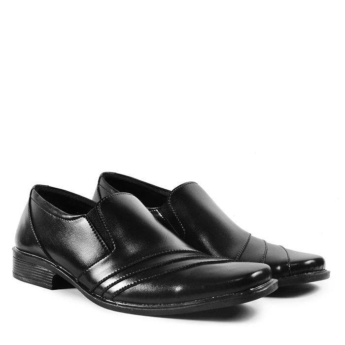 Gambar Ada Sepatu Pantofel Pria - Sepatu Pentofel Pria Casual Formal kerja Kantor - PAUL HITAM, 43 dari Desmodecili store undefined Tokopedia