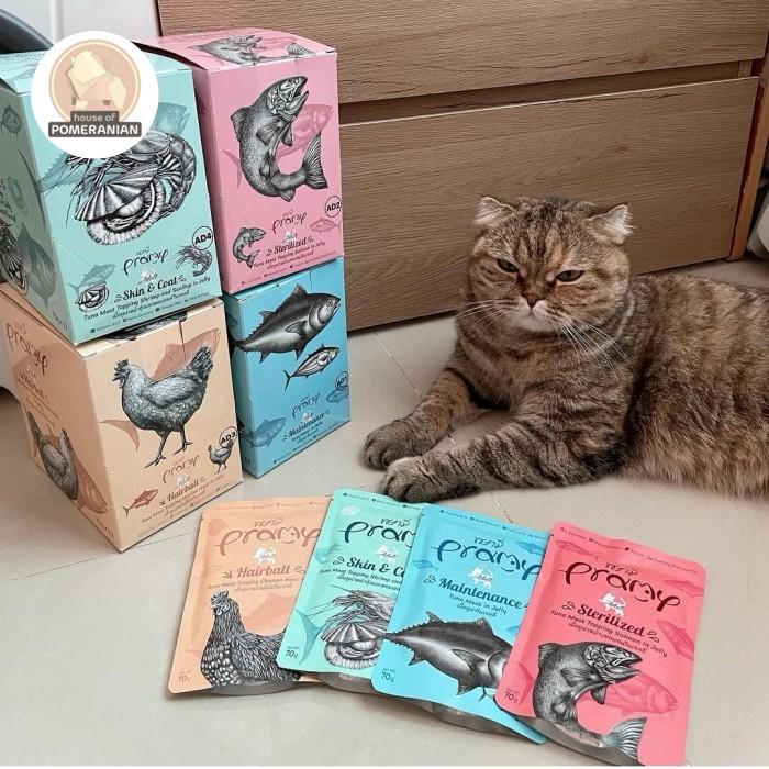 Gambar PRAMY CAT wet food pouch 70gr makanan basah kucing kitten adult senior - Multi Vitamin dari House Of Pomeranian undefined Tokopedia