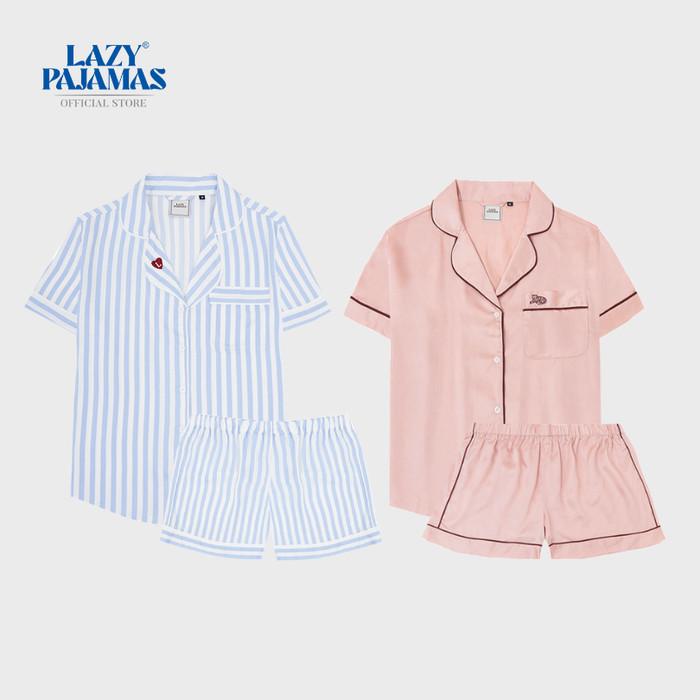 Gambar Asristore8 Bundle of Play-Jamas & Tencel Silk Pajamas - Blue S + Rose, M dari Asristore8 undefined Tokopedia