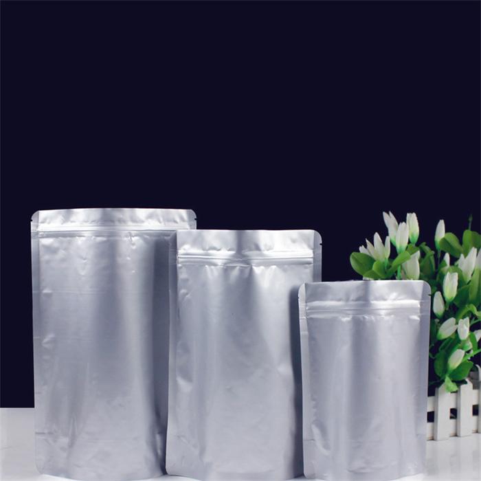 Jual 10pcs Aluminum Mylar Foil Zip Lock Stand Up Bag Self Seal