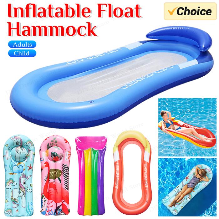 Jual Inflatable Floating Row Foldable Outdoor Water Hammock