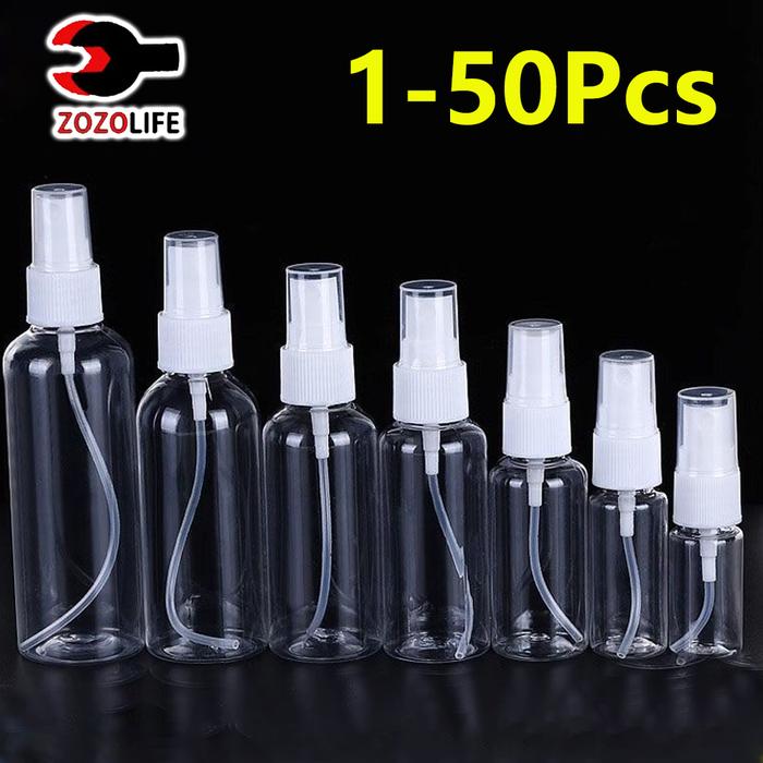 Jual 10/30/60/100ml Mini Empty Spray Bottles Transparent