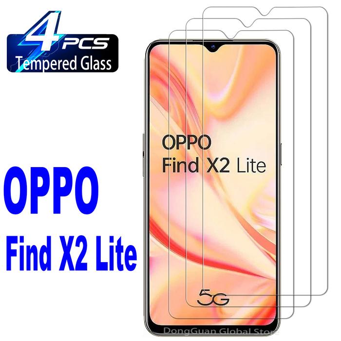 Jual 2/4Pcs Tempered Glass For OPPO Find X2 Lite Screen Protector