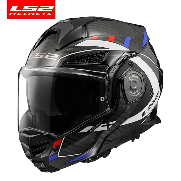 Jual LS2 FF901 Advant X Solid 6K Carbon Dual Lens Motorcycle Full