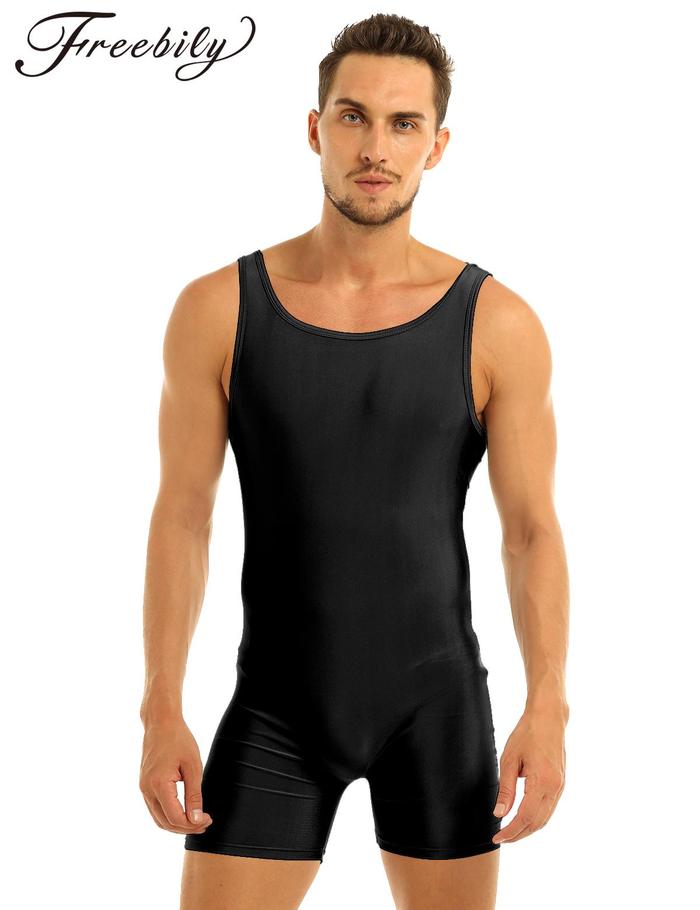 Jual Mens Soft Bodysuit Swimsuit Swimwear Rash Guard Sleeveless