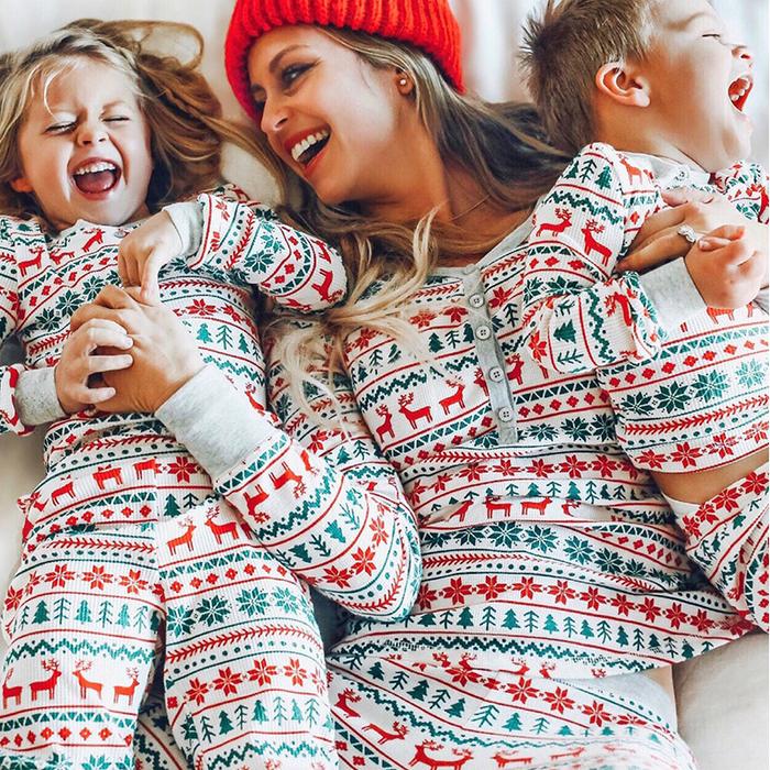 Jual 2024 Christmas Family Matching Pajamas New Year Xmas Father