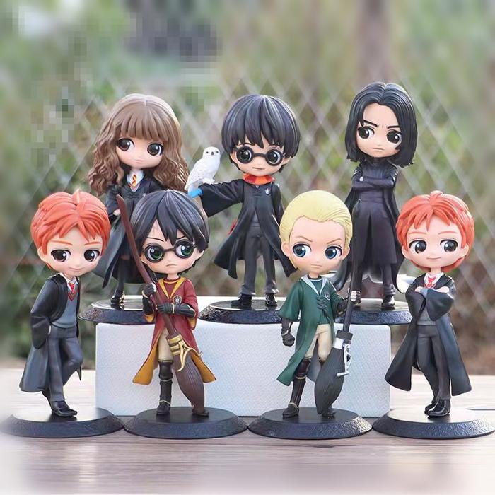 Harry Potter Q Posket Series Version Role Draco Malfoy Hermione Action  Figure Anime Collectible Dolls For Kids Christmas Toys