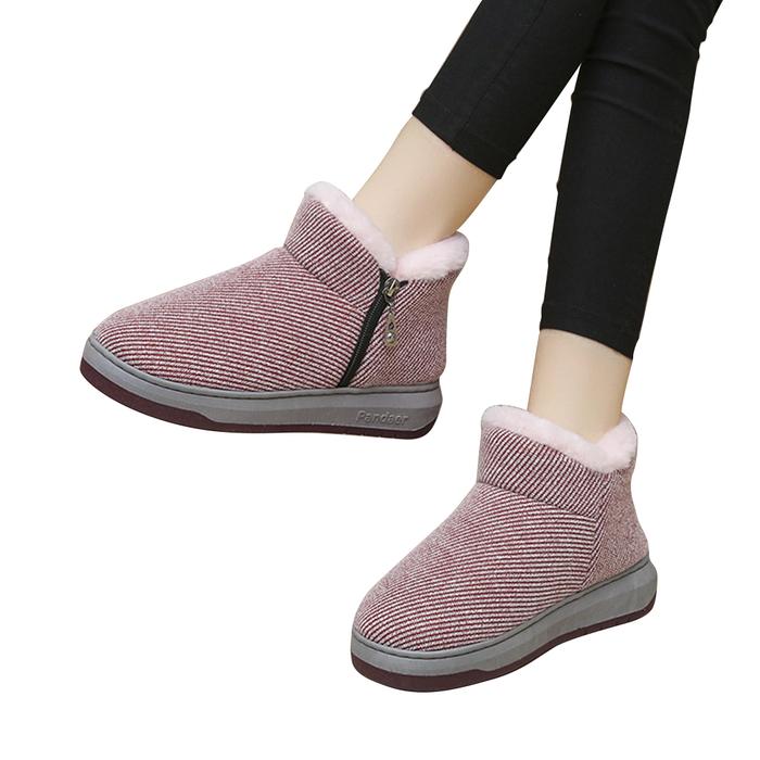 Indoor Outdoor Women's Memory Foam Slipper Boots Jual Women
