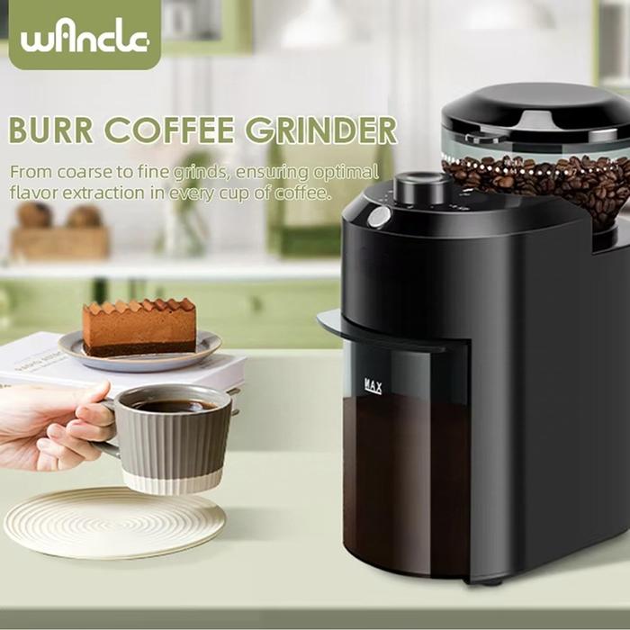Gambar TISERA - Wancle Alat Penggiling Biji Kopi Elektrik Coffee Bean Grinder - CBG-8000 - Black - Black dari Tisera Teknik Sukses undefined Tokopedia