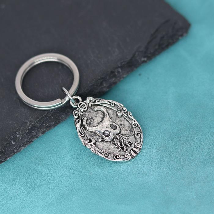 Jual Brass Hollow Knight Stainless Steel Pendant Keychain For Men
