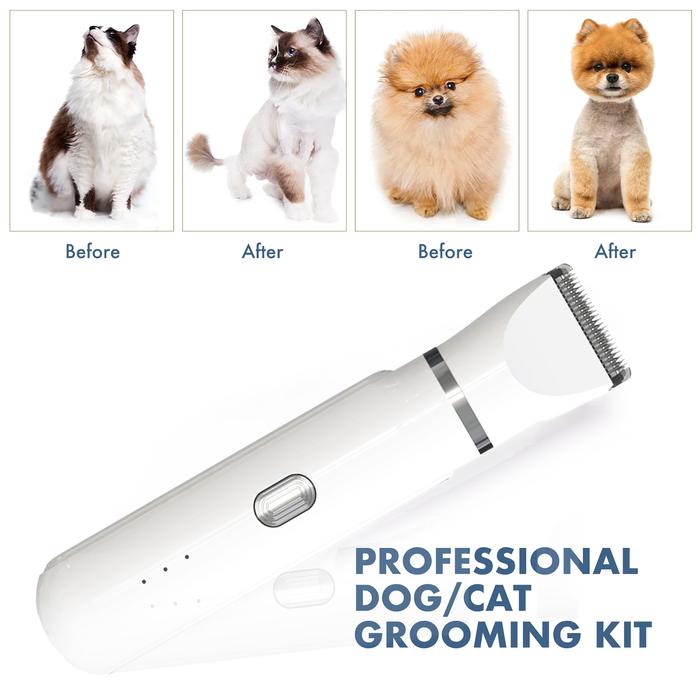 Jual in Pet Electric Hair Trimmer with Blades Grooming