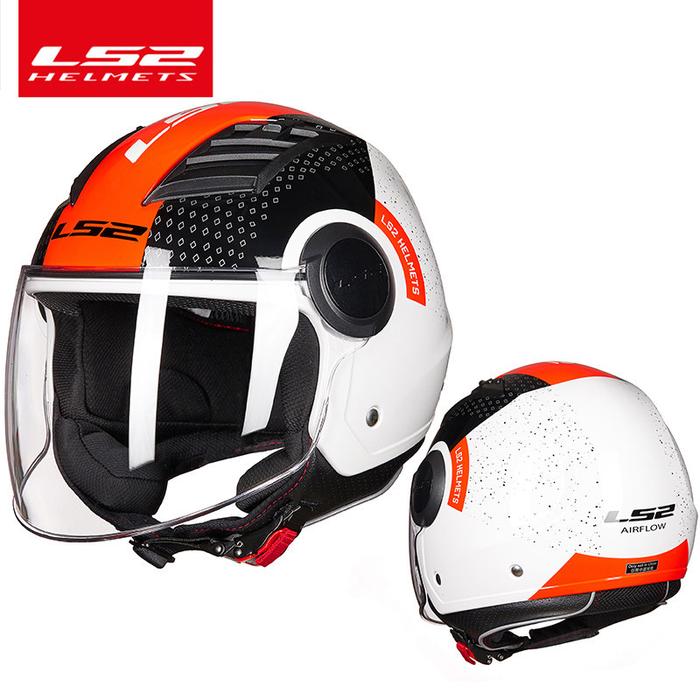 Jual LS2 OF562 open face motorcycle helmet ls2 airflow half face
