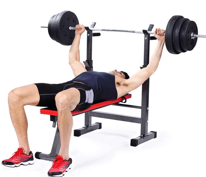 Jual Adjustable Foldable Flat Weight Bench, Press Weight Lifting