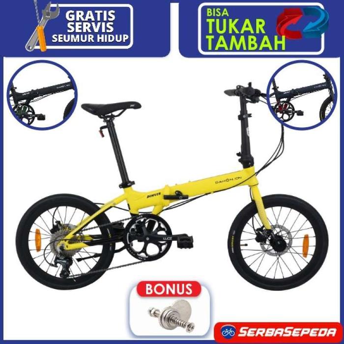 Gambar Sepeda Lipat - Sepeda Dahon Ion Denver Y 20 Inci * - UPGRADE 10SP HT dari ANUGRAH BIKES undefined Tokopedia