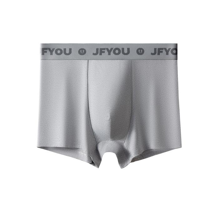 Gambar JFYOU Celana Boxer Katun Premium Polos Celana Dalam Pria Brief Tencel 4 pcs kapas - NO.2 ABU (1PCS), M dari vanesashop69 undefined Tokopedia