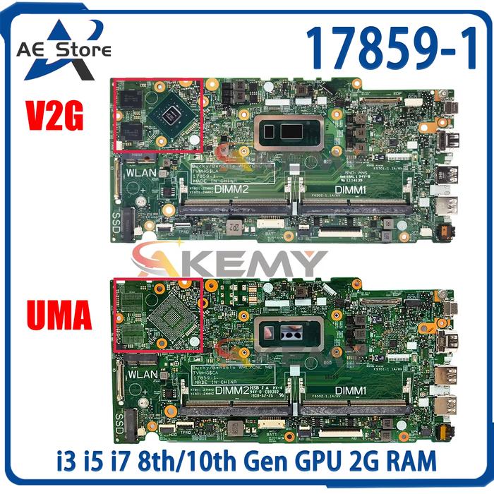 Jual AE 17859-1 Mainboard For DELL Inspiron 5482 5480 5580 0J0XK8