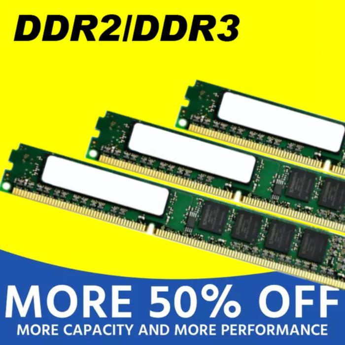 Jual PC DDR2 DDR3 RAM U-DIMM 1GB 2GB 4GB 8GB PC3 PC2 10600U 12800U