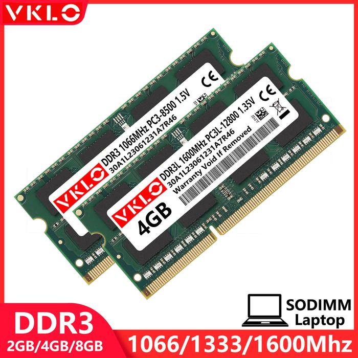 Laptop Ram Ddr3 Gb Ddr3 1066 For Crucial 4GB 2GB DDR3 PC3-8500S