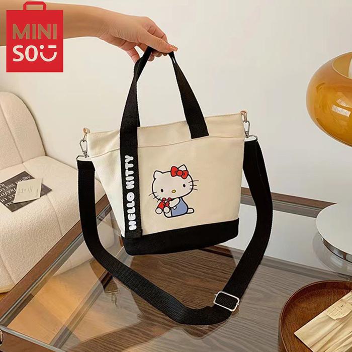Jual MINISO Hello Kitty New Cartoon Tote Bag Cute Print One