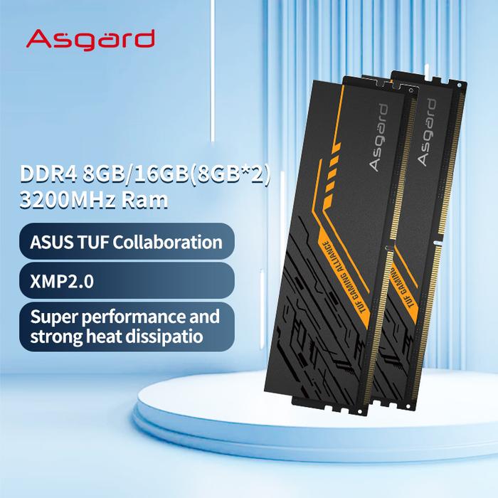 Jual Asgard TUF Co-brand DDR4 RAM PC memorias ram ddr4 8GB 8GBx2