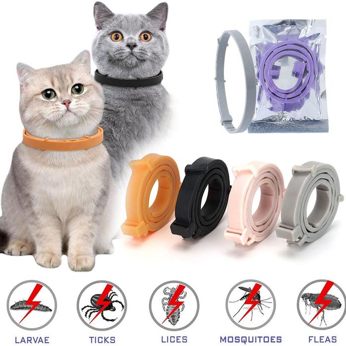 Jual Pet Deworming Flea Collar Adjustable Necklace Anti Flea and