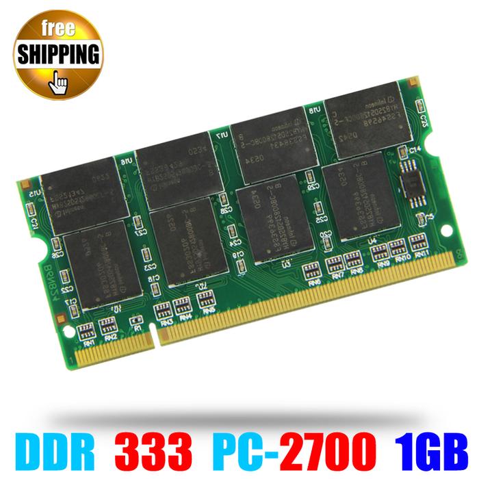 Memoria Ram Pc2700 Ram 2GB 2x 1GB PC2700 DDR 333 MHz 200-pin Non