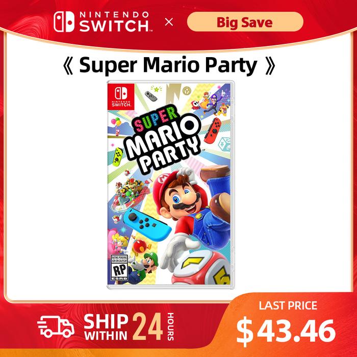 Nintendo Switch Super Mario Party Stander Edition Games Cartridge  Physical Card Party Multiplayer