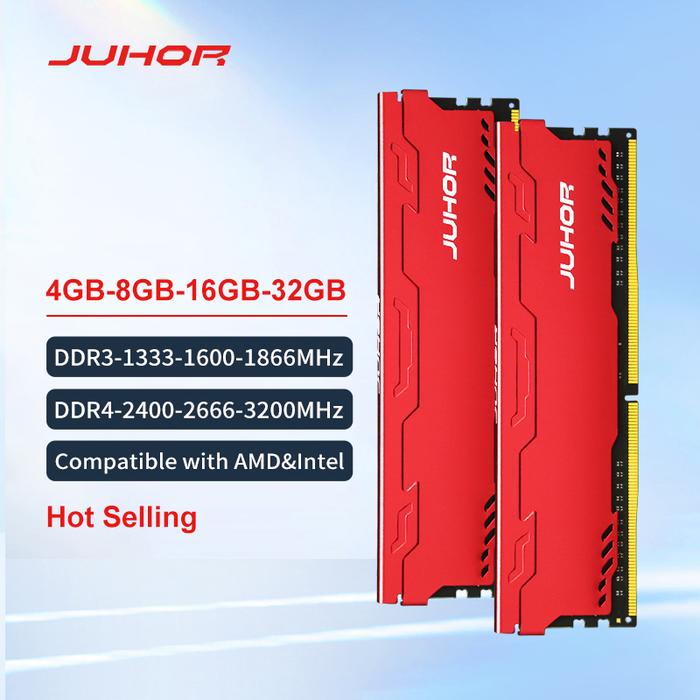Jual JUHOR Memoria Ram DDR3 8G 4G 1866 1333 1600MHz DDR4 8G 16G