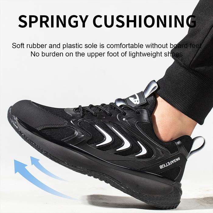 Jual Autumn Safety Shoes With Steel Toe Woman Men Work Sneakers