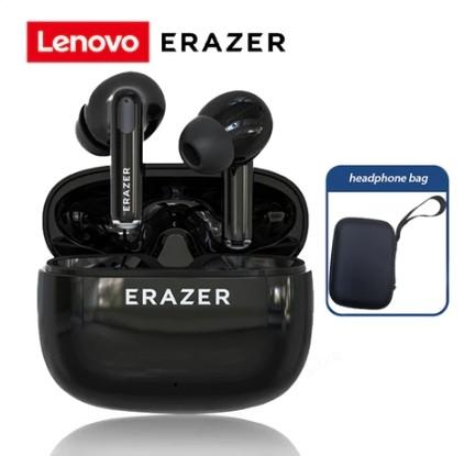 Gambar Thinkplus Lenovo ERAZER XT69PRO TWS Mini Earbuds Bluetooth V5.4 Low Latency Touch Control HD Call Gaming Headset - Hitam - Hitam+Tas dari Play-Elektronik undefined Tokopedia
