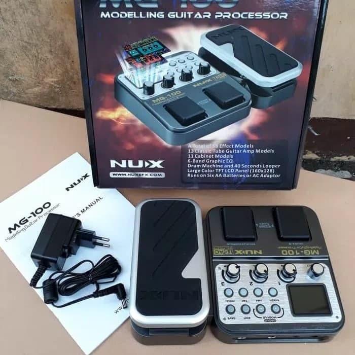 Gambar nux mg101 New NUX mg-100 efek mg 101 efek gitar multi nux mg101 - Efek nux MG100 dari Genjreng Shop undefined Tokopedia