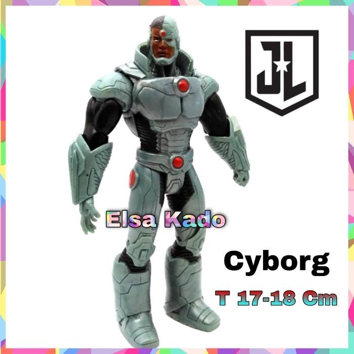 Gambar Action Figure Justice League Set 7 - CYBORG dari ELSA KADO STORE undefined Tokopedia