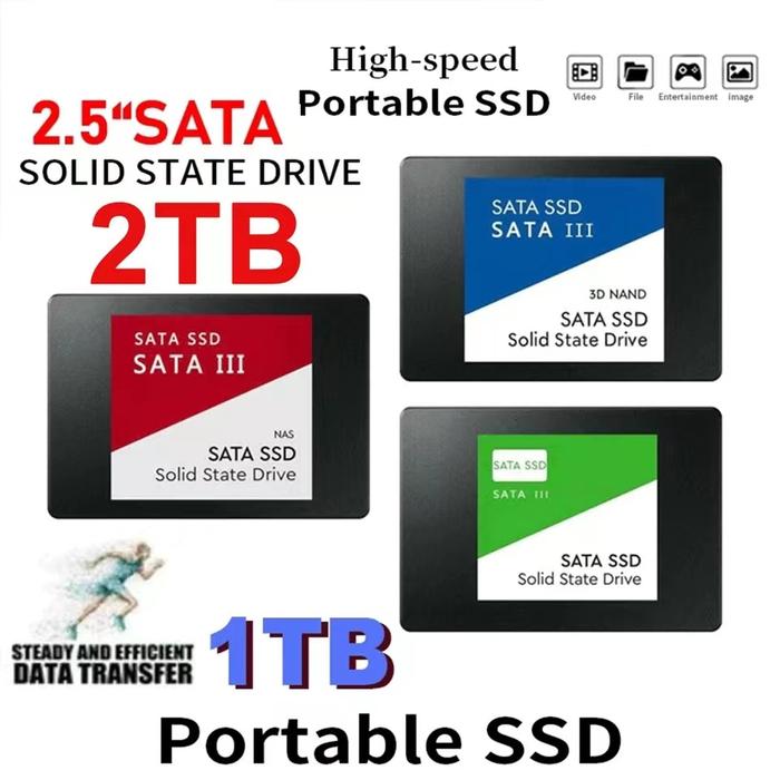 Jual Fast SATA SSD Sata Hard Drive Disk Sata3 Inch 2TB 1TB
