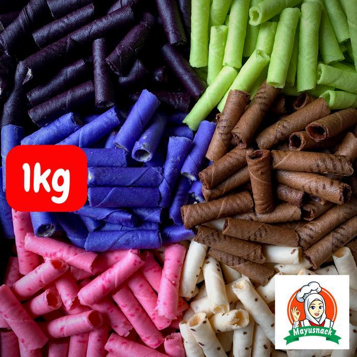Gambar Astor Mini Wafer Stick 1kg Snack Kiloan Cemilan Camilan Kue Kering Lebaran Makanan Ringan Jajanan Jadul Murah Coklat Strawberry Susu Blueberry Vanilla Pandan Hitam Cookies - Blueberry dari Murti Astut31 undefined Tokopedia