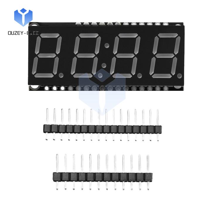 Jual 0.56-inch 4-bit 7-segment Display Panel Clock Display Module ...
