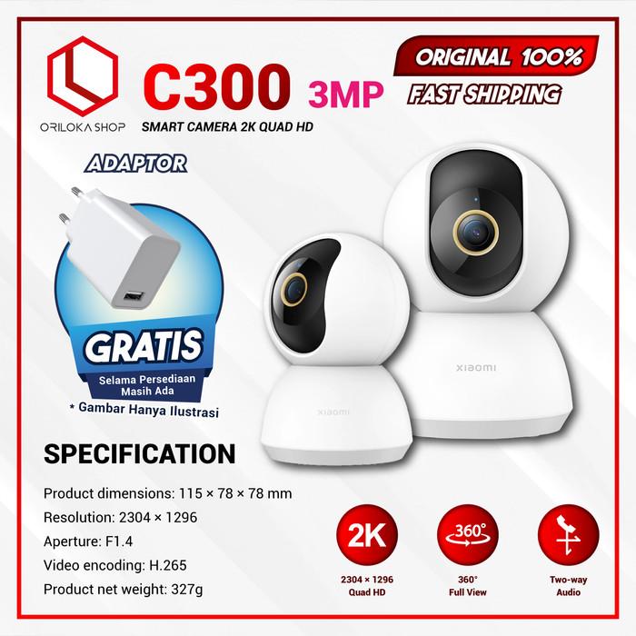 Jual terBaik- Xiaomi MI Smart Camera C200 C300 IP cam CCTV HD 2K