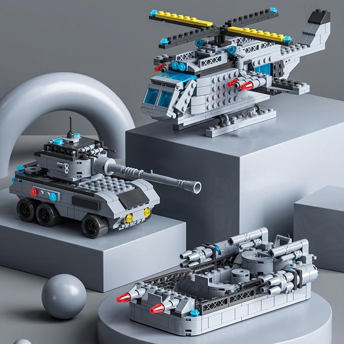 Jual Compatible with Lego Military Navy Ship Sets Building Blocks - Main Image