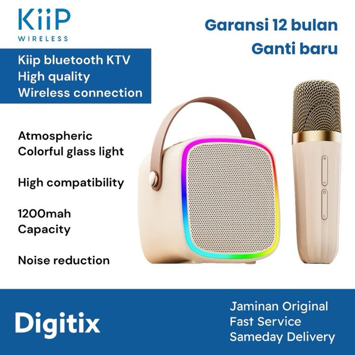 Jual KIIP Y8 Speaker Karaoke Microphone Bluetooth Wireless