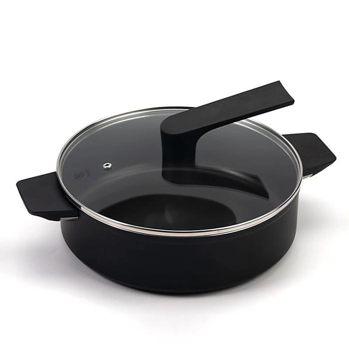 Gambar ZHIWU ZGTGZE1TCM - Multi-Purpose Soup Pot 26 cm with Standing Lid - Hitam dari Tanaga Online Shop undefined Tokopedia
