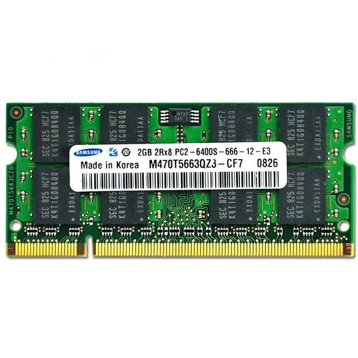 Jual Dual Channel SDRAM RAM 2GB 2Rx8 PC2-6400S-666-12-E3 NO ECC